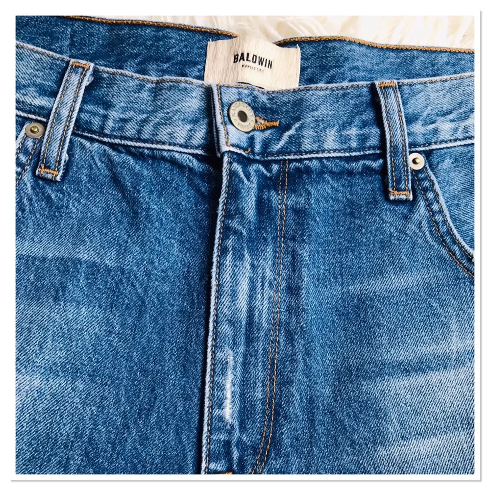 Baldwin Kansas City Maddie Jean Shorts Blue Size 32